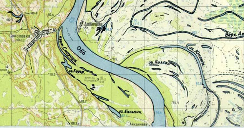 Озеро Юнанга - карта