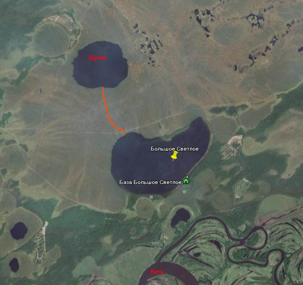 Озеро Большое Светлое — База «Сибирская рыбалка»